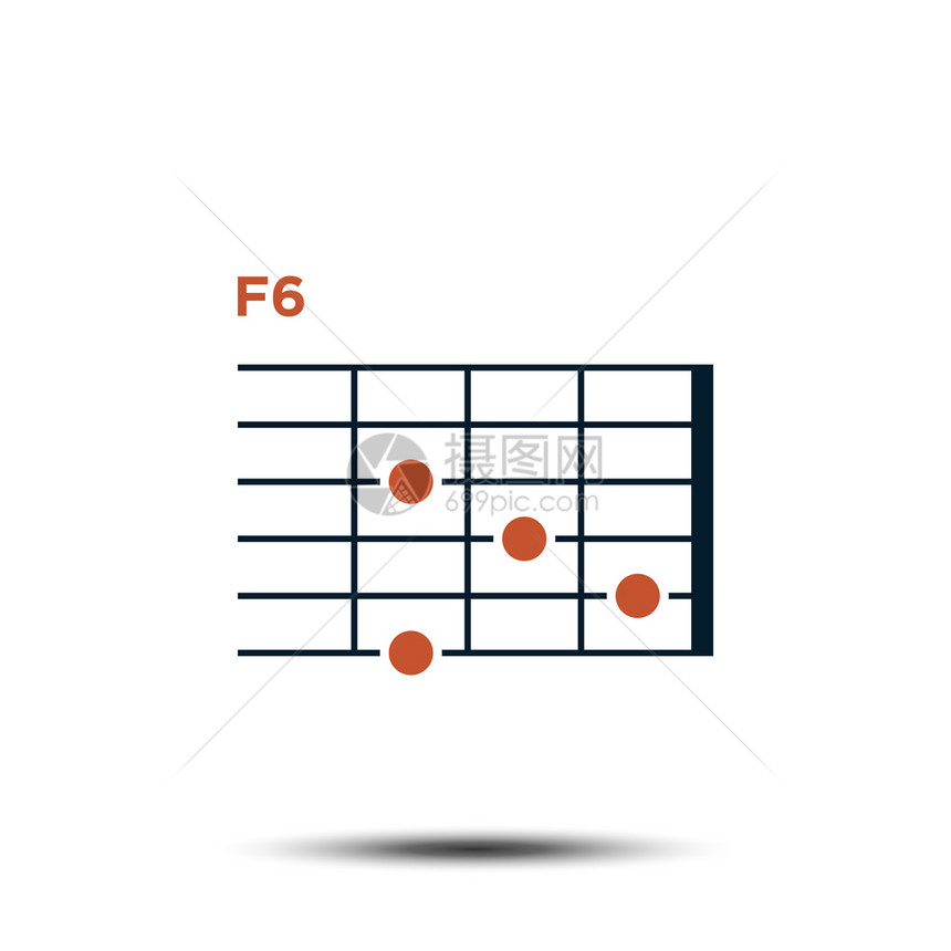 F6基本吉他和弦图 图片
