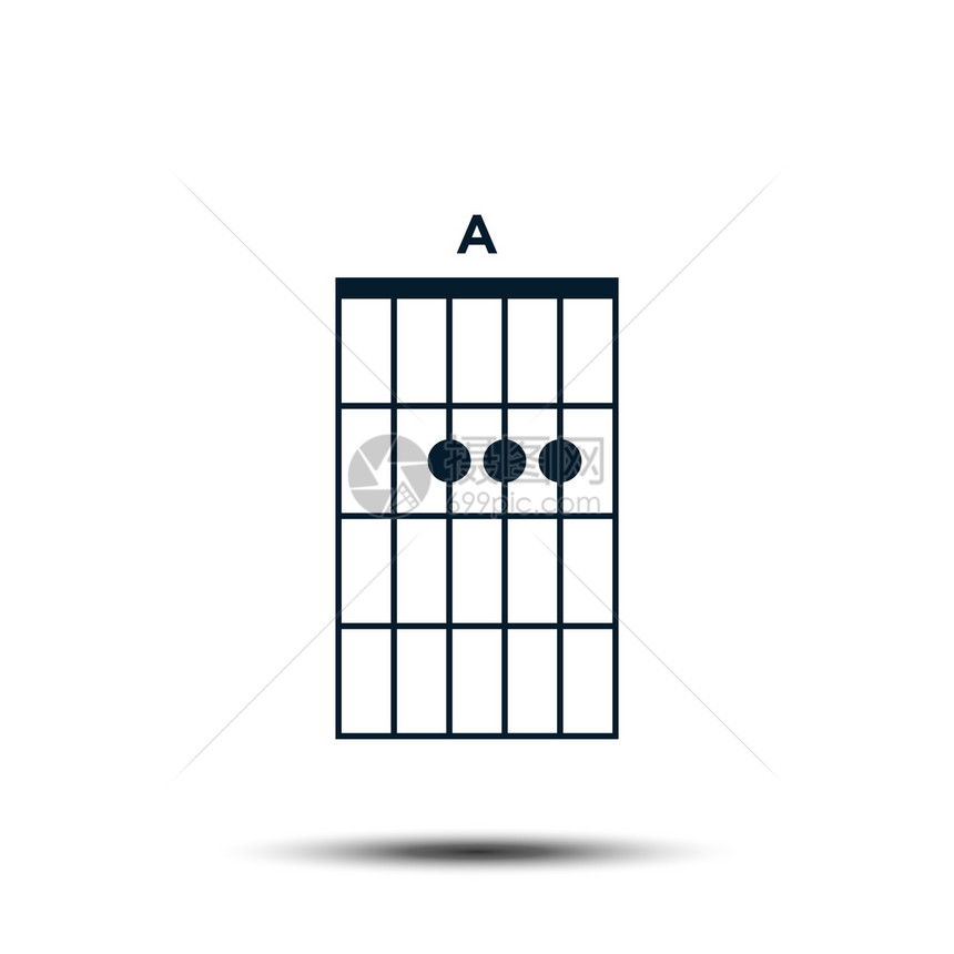 A基本吉他和弦图 图片