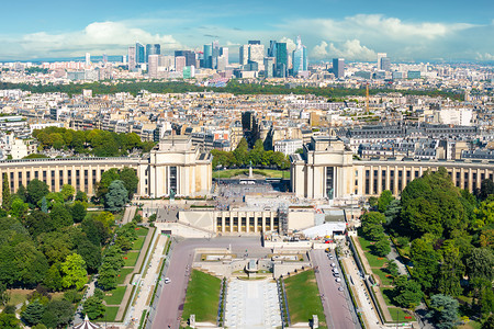 法国巴黎的防现代化建筑图片