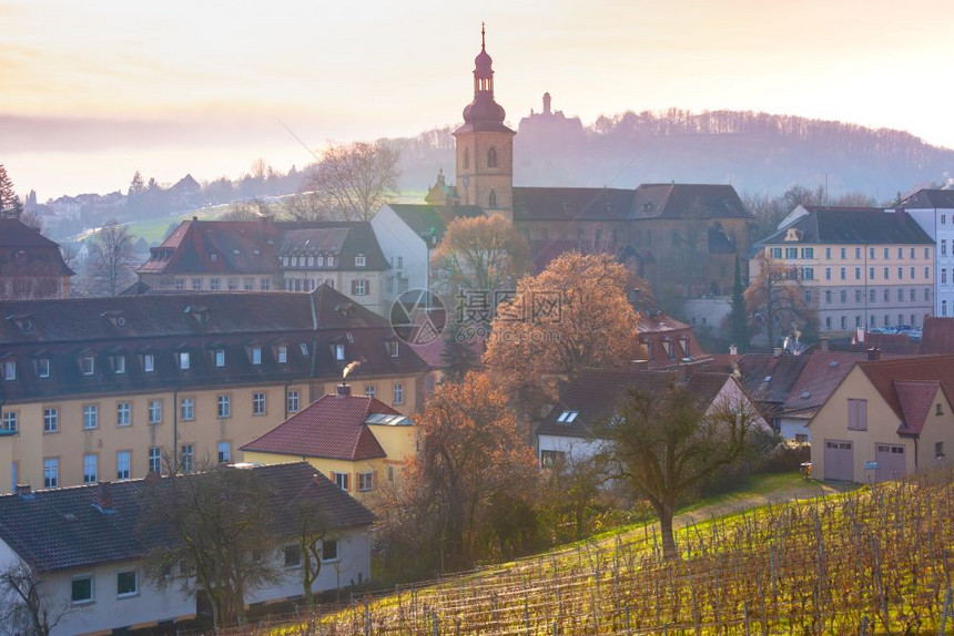德国南部巴伐利亚上佛朗哥尼巴伐利老班贝格城图片