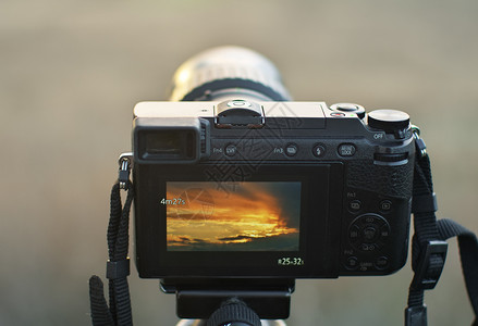 日落时拍摄像头设计要素图片