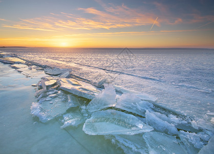 冬季风景冰块自然的构成图片