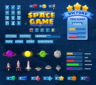 截图图标用于空间游戏的大型按键图标元素用于空间游戏的卡通临时和应用程序于空间游戏的大型按键图标元素用于空间游戏的卡通临时和用于移动背景的背景