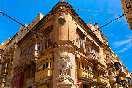 马耳他首都瓦莱塔传统街道图片