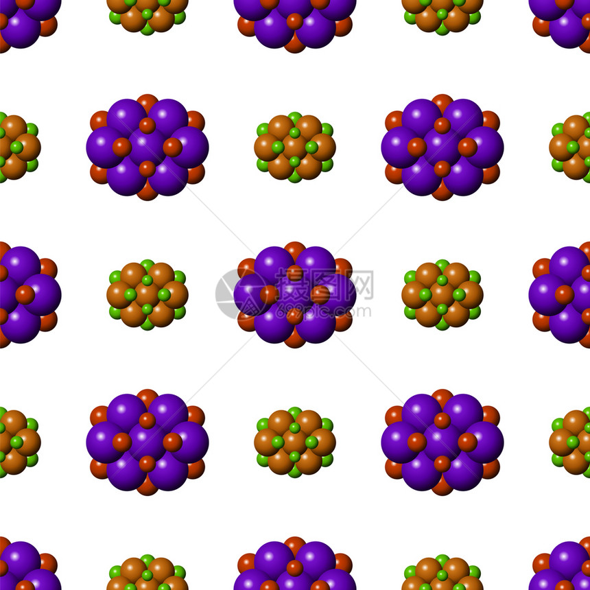 分子结构原Banner的医学背景Banner的抽象分子设计Blue红球无缝结构医学背景图片