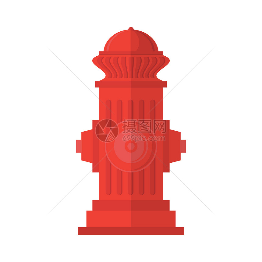 白背景上的红火流图标孤立于白背景上用于消防的平板风格logo白背景上的红火气流图标孤立于白背景上Logo图片