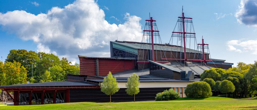 海洋瓦萨博物馆是斯堪的纳维亚瑞典斯德哥尔摩Djurgarden岛斯堪的纳维亚和瑞典斯德哥尔摩的Vasa博物馆图片