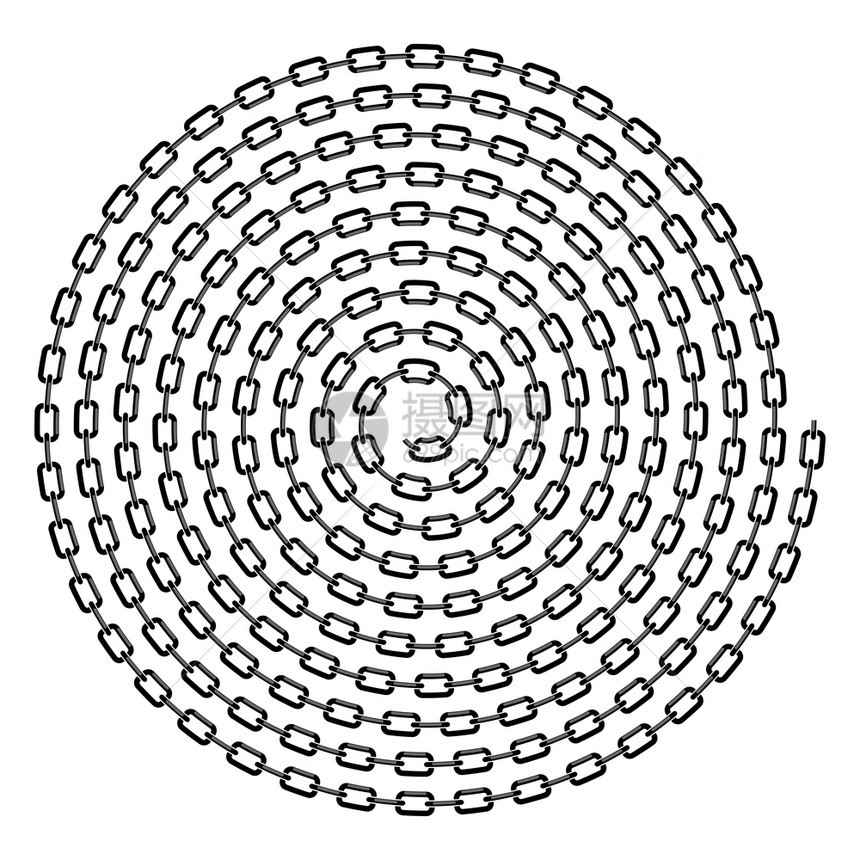 灰链螺旋白背景图片
