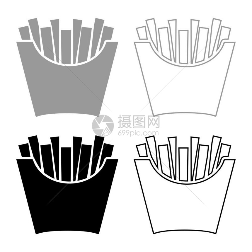 黑灰色矢量说明平板风格简单图像图片