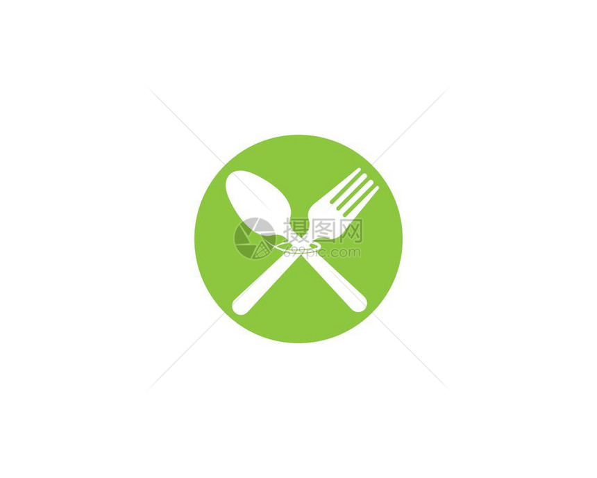 勺和叉矢口图示设计图片
