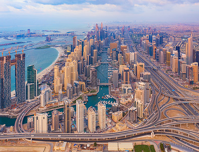 迪拜市中心天线图片