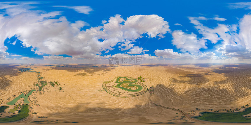 在阿拉伯联合酋长国迪拜的AlQudra或阿联酋的AlQudra一个新的旅游目地红形湖泊图片