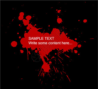 大便带血带拼图和文字位置的Grunge背景插画