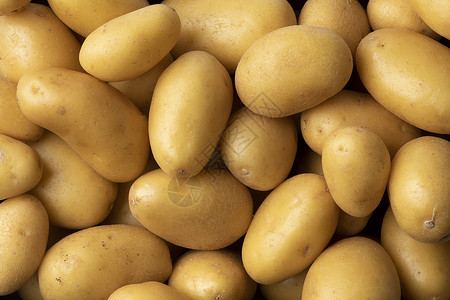 新鲜的土豆全部合上背景图片