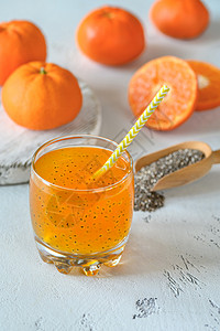 橙汁杯子加籽图片
