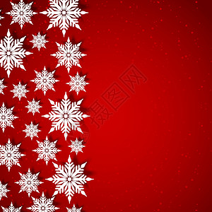 圣诞快乐新年红背景雪花框架摘要纸红背景雪花框架红背景白雪花摘要图片