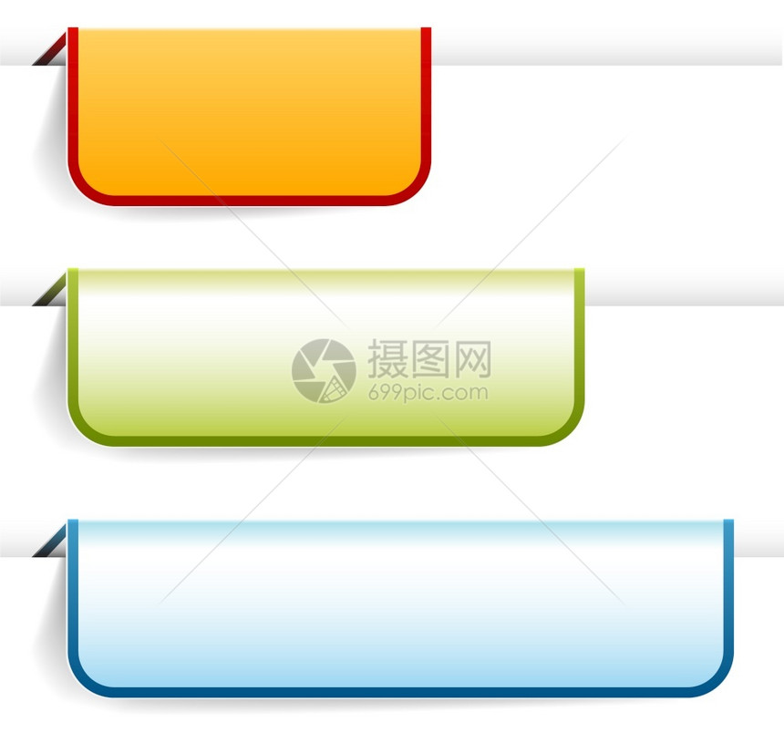 电子商店项目空的彩色纸标签书新的销售折扣出图片