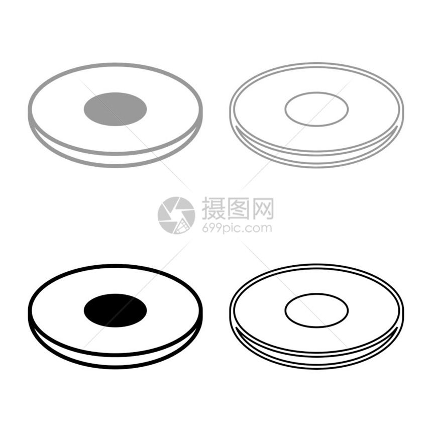 电子符号类型烹饪电子符号类型餐饮目的面符号乌门斯目的面符号乌门斯目标板图大纲设定黑色灰矢量显示平板风格图像图片