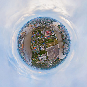 曼谷360度空中观察图片