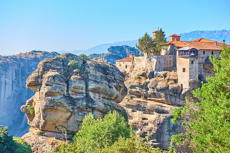 希腊Meteora的Varlaam圣修道院希腊风景图片