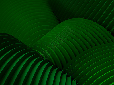 打造完美曲线带有曲线绿条纹和波形的抽象后方格3d插图用于放置文本或对象的完美插图以最小样式的复制空格返回最小背景带有曲线绿条纹和波形的抽象后背景