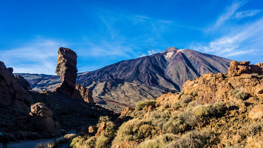 西班牙火山Teide公园Teide山教科文组织世界遗产址图片