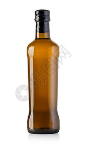 将油橄榄瓶用白色和剪切路径隔离在白色上背景图片
