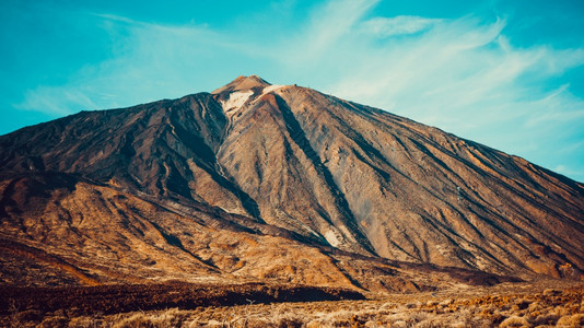 西班牙火山Teide公园Teide山教科文组织世界遗产址图片