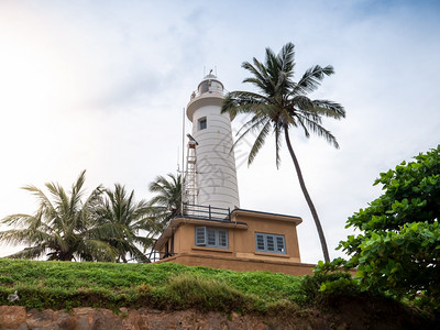 斯里兰卡加勒灯塔的美景图片