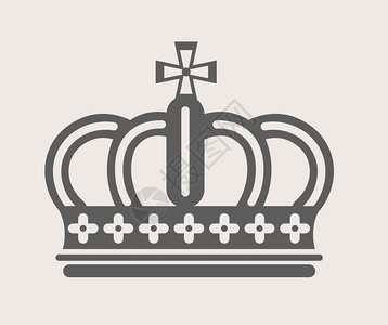 国王或后皇冠属从或为矢量权力单色象征宝藏金和石的古代首饰中世纪君主制封印和钻石古代维多利亚皇冠的王属从国或后权力象征背景图片