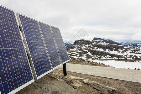电池山斯堪的纳维亚面板高清图片