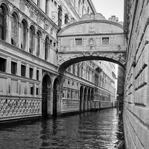 意大利威尼斯的叹息桥PontedeiSospiri高清图片