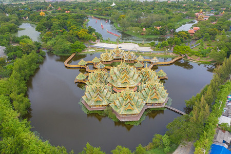 孟获城佛教徒寺庙高清图片