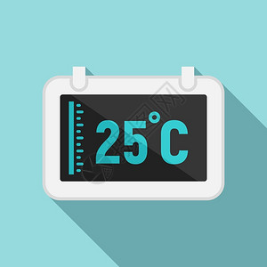 数字平板温度显示器图标图片