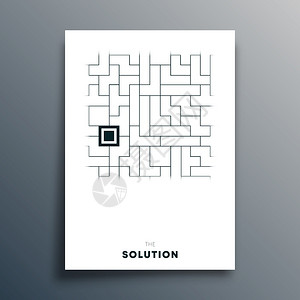 解决方案海报技术模板高清图片
