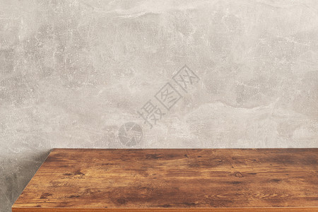 灰色背景壁纹理表面的木板架或顶图片