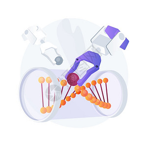 循环肿瘤细胞基因治疗抽象概念矢量说明遗传癌症治疗基因转移再生医学肿瘤实验方法预防疾病抽象隐喻基因治疗抽象概念矢量说明插画