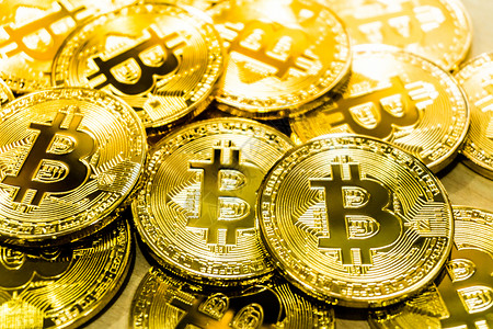 Bitcoin采矿业是将交易记录添加到Bitcoin过去交易或供应链的公共分类账中过程背景图片
