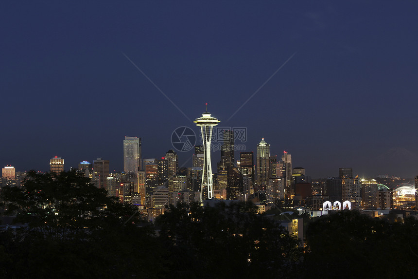 西雅图华盛顿日光天线夏季图片