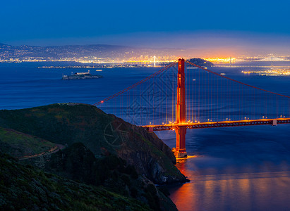 北加州景观照亮高清图片