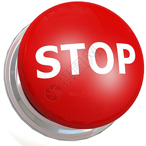 红色卡通按钮点击进入按钮带有金属环的红色端按钮3D翻转背景