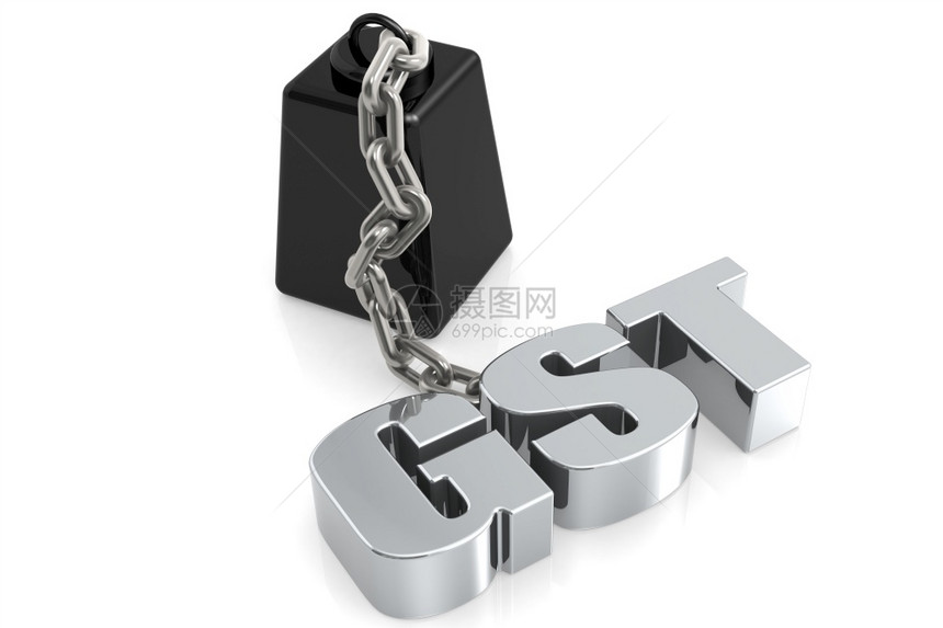 金属GST文字链到重量3D转化图片