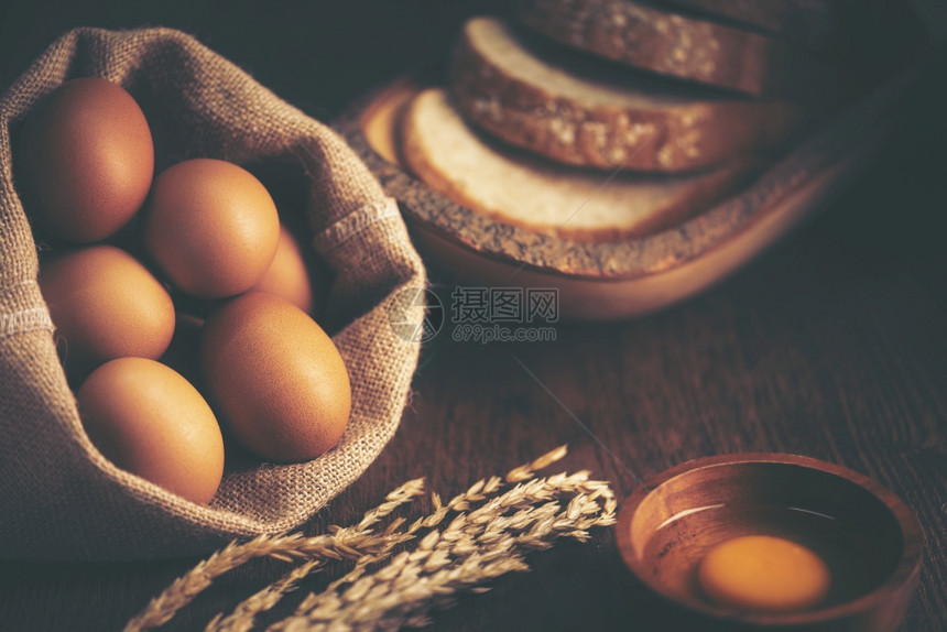 鸡蛋食品产旧式过滤图像图片