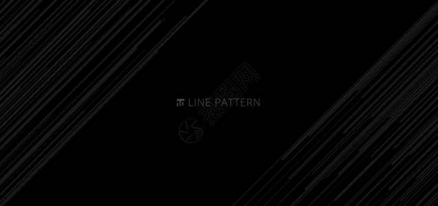 Banner网络模板黑色背景和纹理上的抽象光灰色对角速度线模式矢量插图背景图片