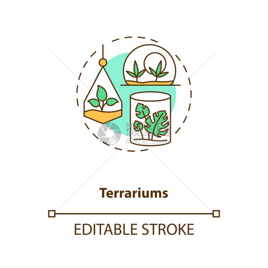 绿色植物概念矢量设计元素图片