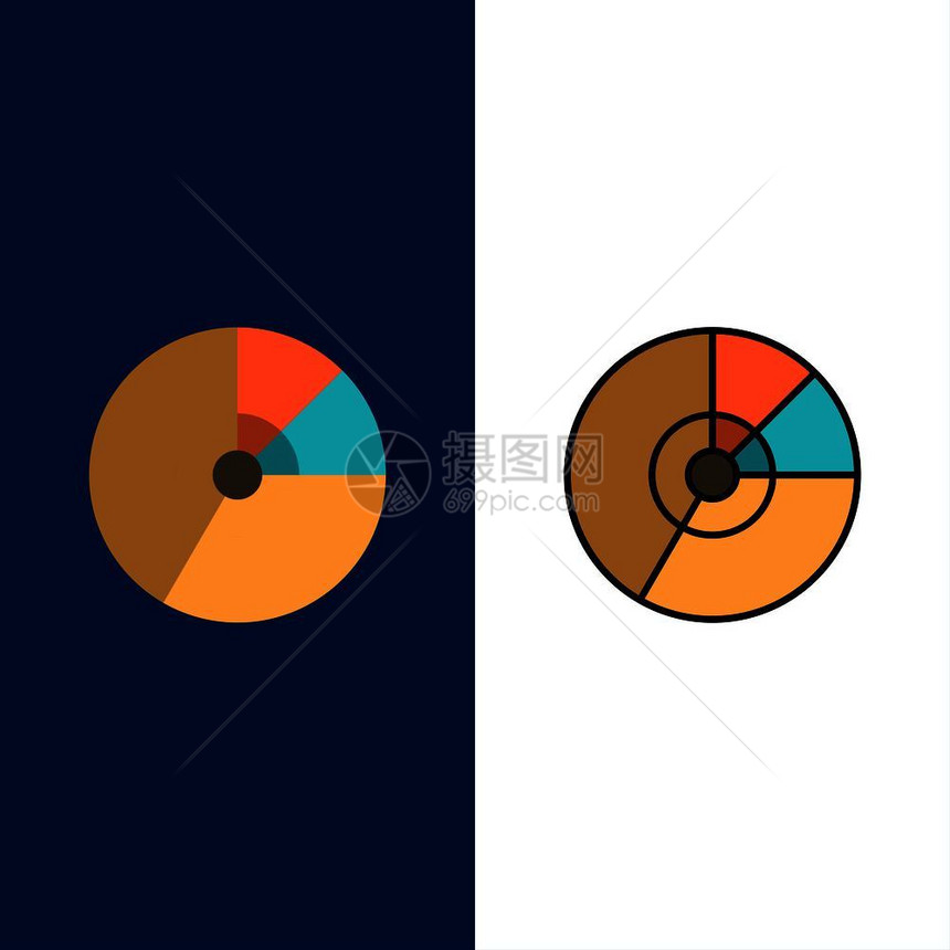 Pie商务图表财统计图标图片