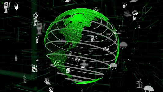 世界网络绿色绿色环境友好型技术摘要未来全球生态软件3D技术摘要背景