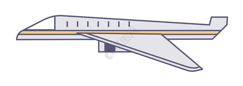 飞机结构提供全世界货物的后勤服务孤立的飞行机旅和客飞机空中交通和运输车辆国际货运平式病媒飞机旅行或运送货物流服务矢量插画