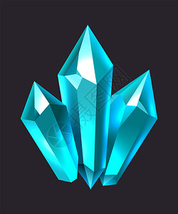 3d晶瓷画卡通蓝晶体宝石多彩的3d石英奢侈的斯塔拉格美石和物彩虹光顶层或蓝宝石ui项或设计矢量分离的闪亮地质物体卡通蓝色晶奢侈的斯塔拉格美插画