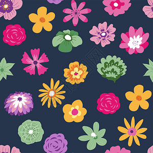 装饰花朵植物矢量元素背景图片